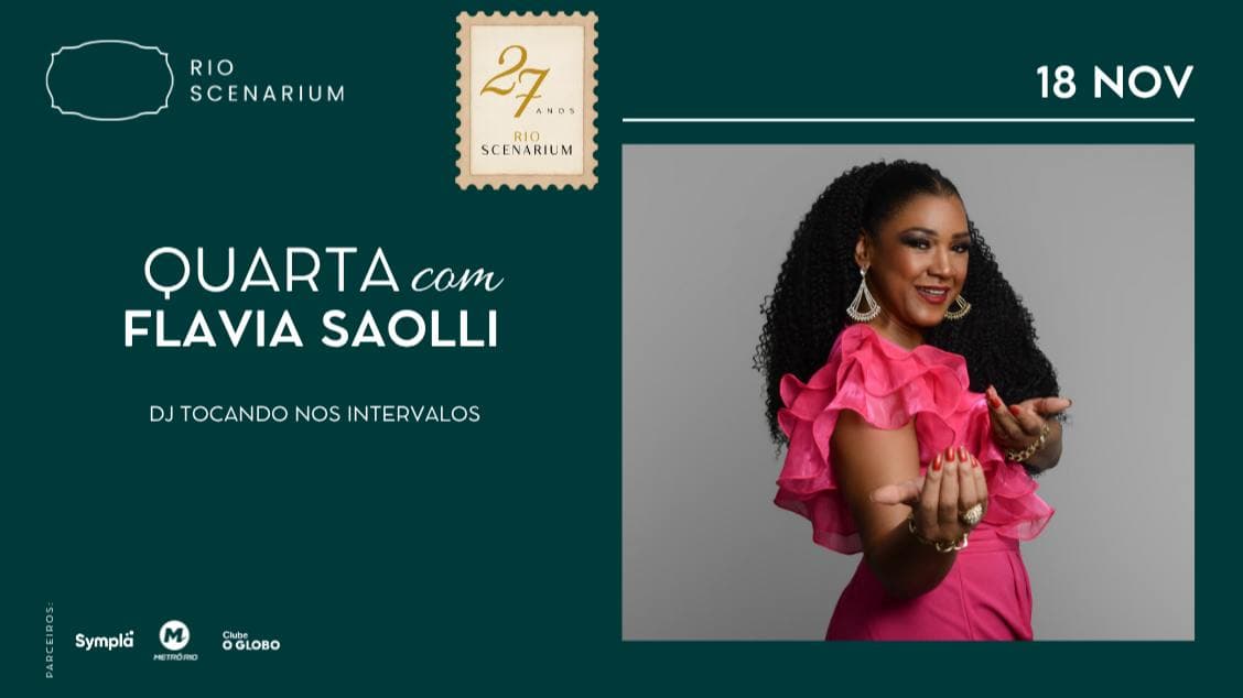 FLAVIA SAOLLI NO RIO SCENARIUM 18.11