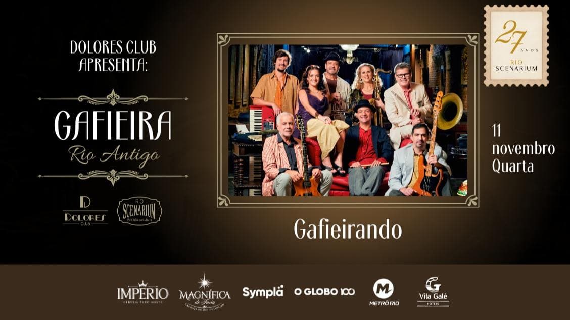 GAFIEIRA RIO ANTIGO NO RIO SCENARIUM 2026