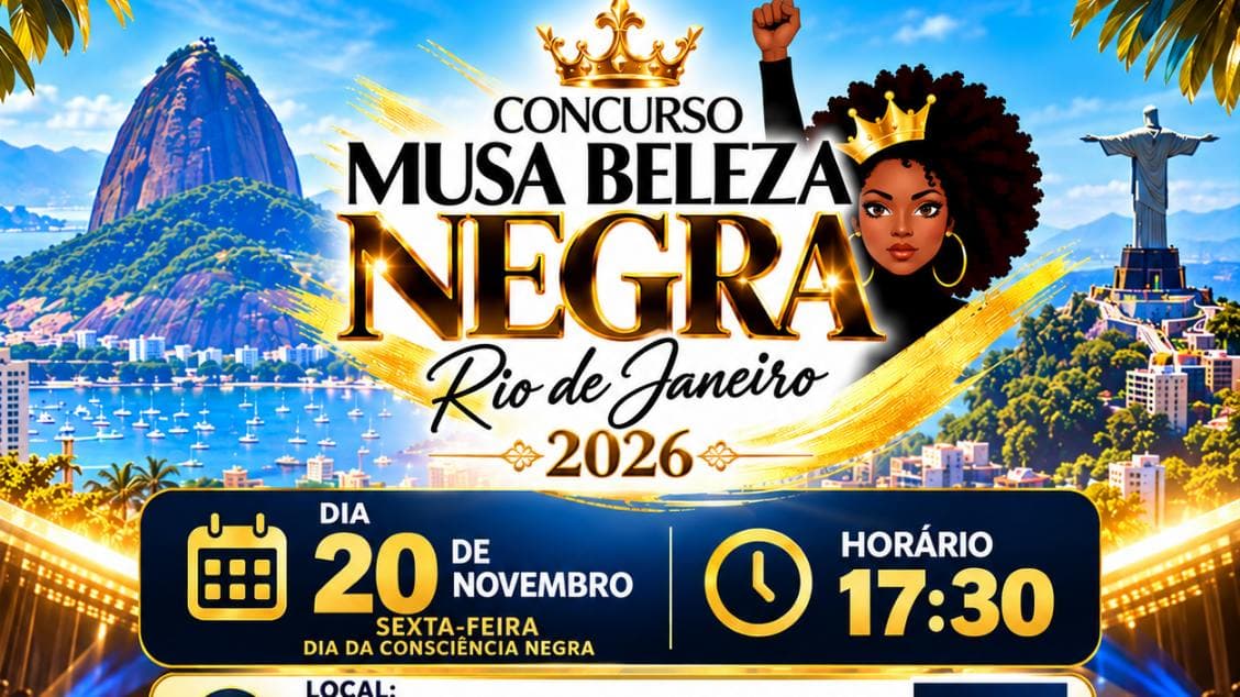 CONCURSO MUSA BELEZA NEGRA RIO DE JANEIRO 2026