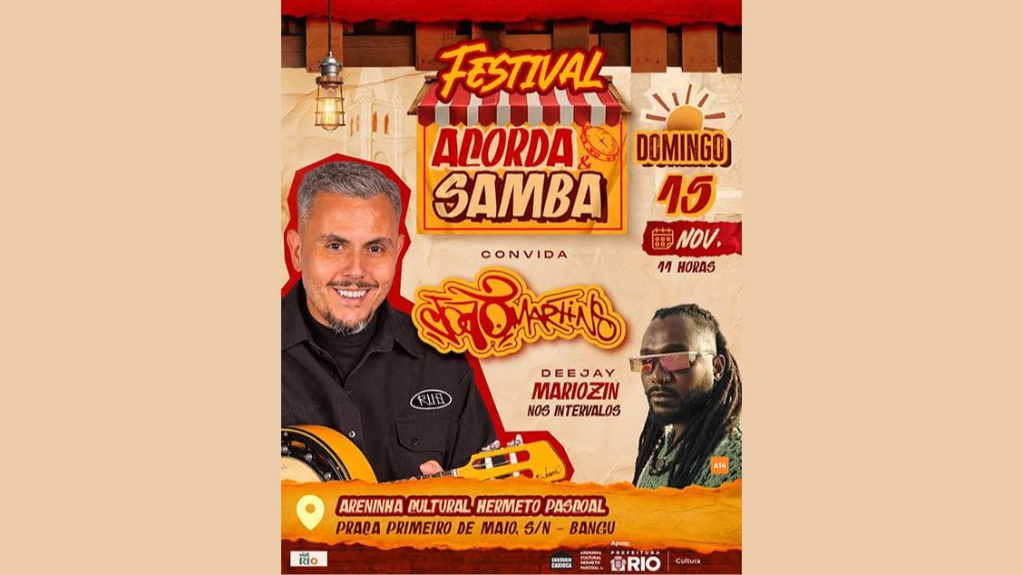 FESTIVAL ACORDA & SAMBA CONVIDA JOÃO MARTINS NA ARENINHA HERMETO PASCOAL