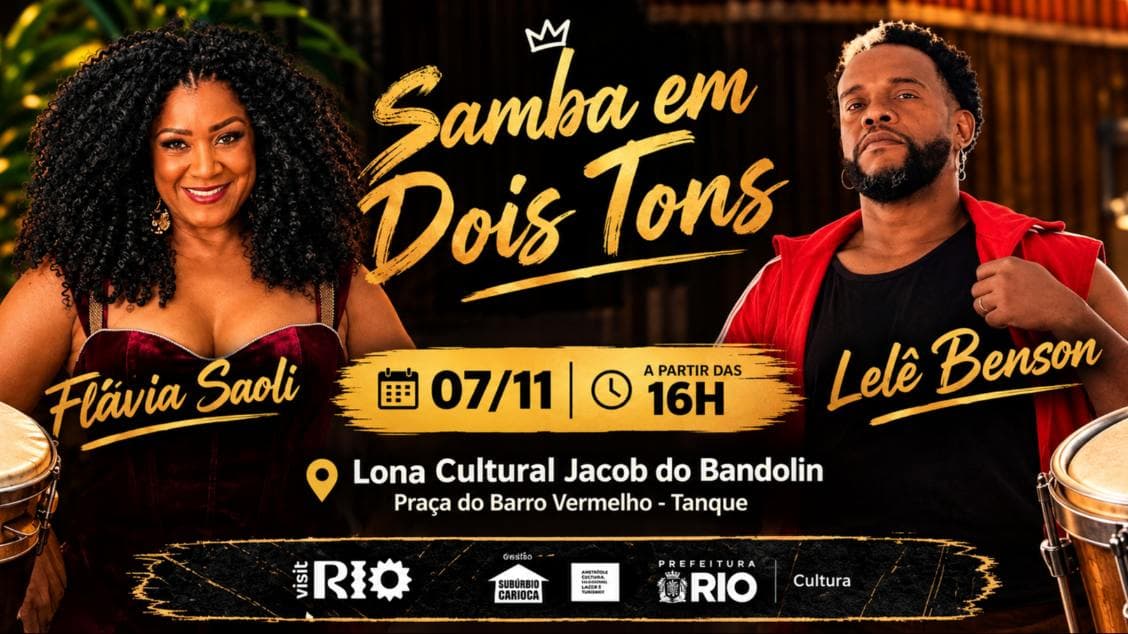 SAMBA EM DOIS TONS - LELÊ BENSON E FLÁVIA SAOLI