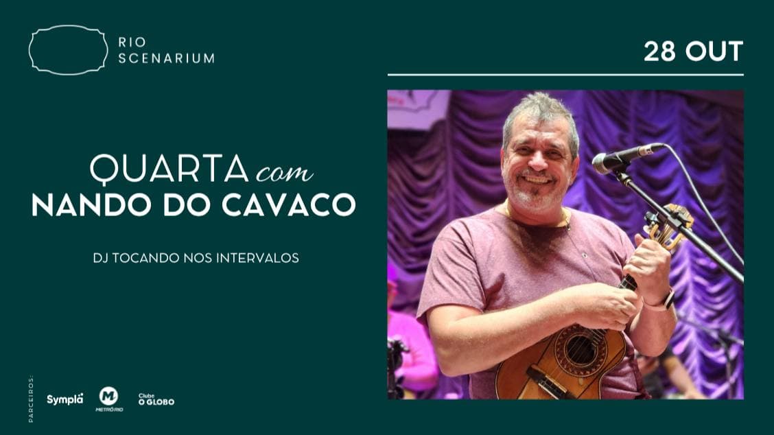 NANDO DO CAVACO NO RIO SCENARIUM 28.10