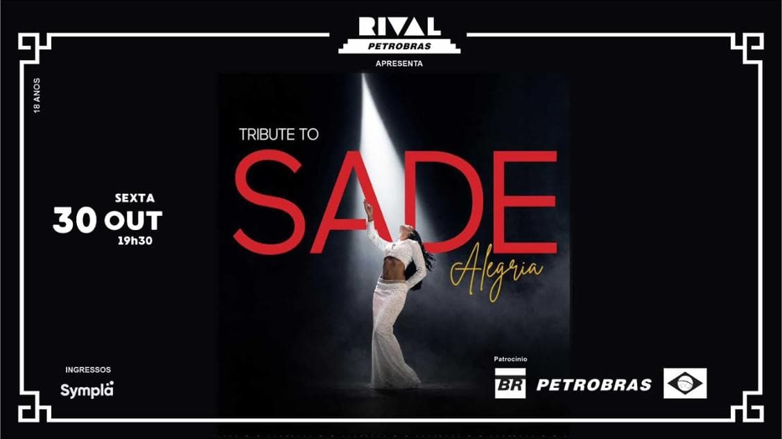 ALEGRIA NO SHOW “TRIBUTE TO SADE”