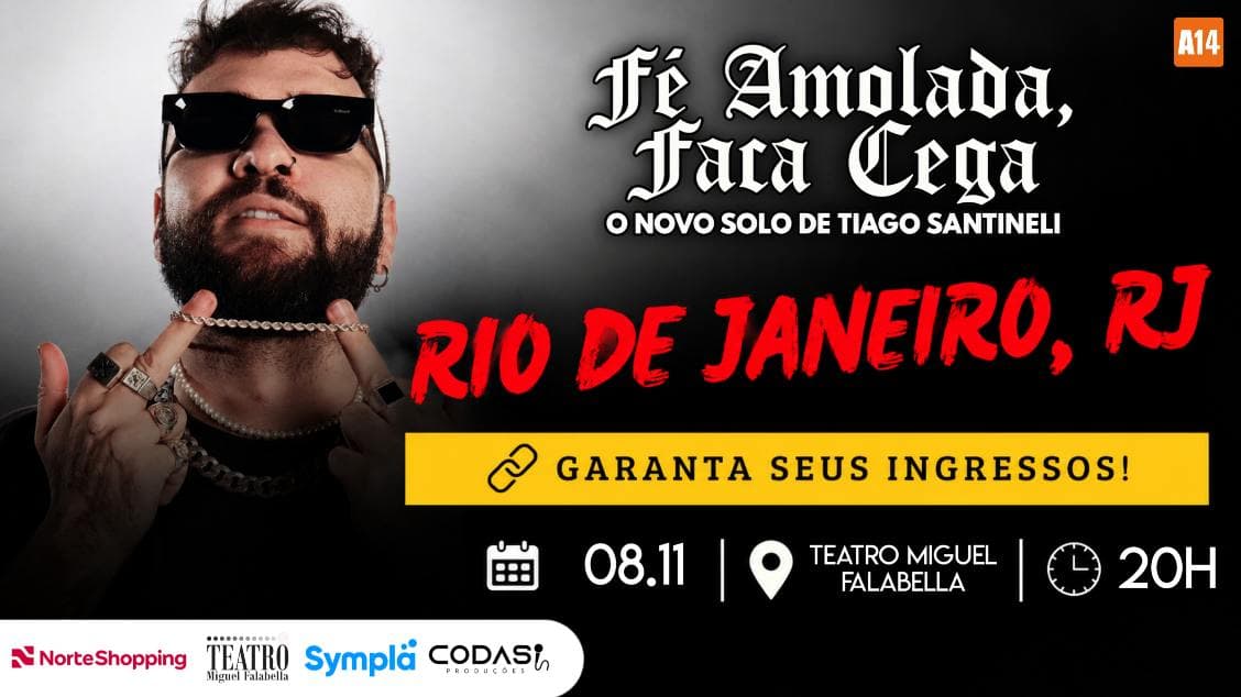FÉ AMOLADA, FACA CEGA com Tiago Santineli