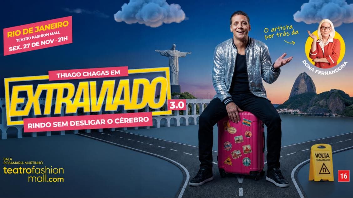 THIAGO CHAGAS EM EXTRAVIADO 3.0 - RINDO SEM DESLIGAR O CÉREBRO