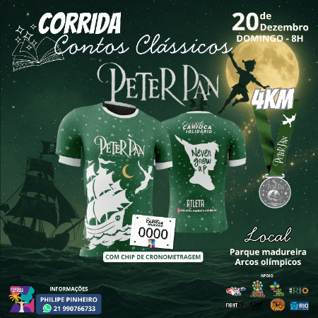 CORRIDA E CAMINHADA CONTOS CLÁSSICOS - PETER PAN