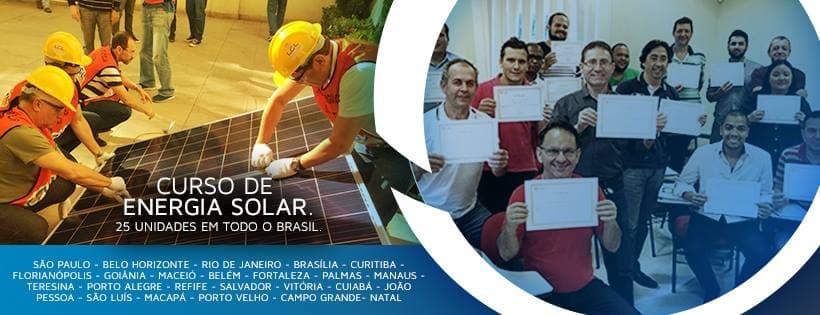 Curso de Energia Solar no Rio de Janeiro nos dias 30/10 e 31/10/2026