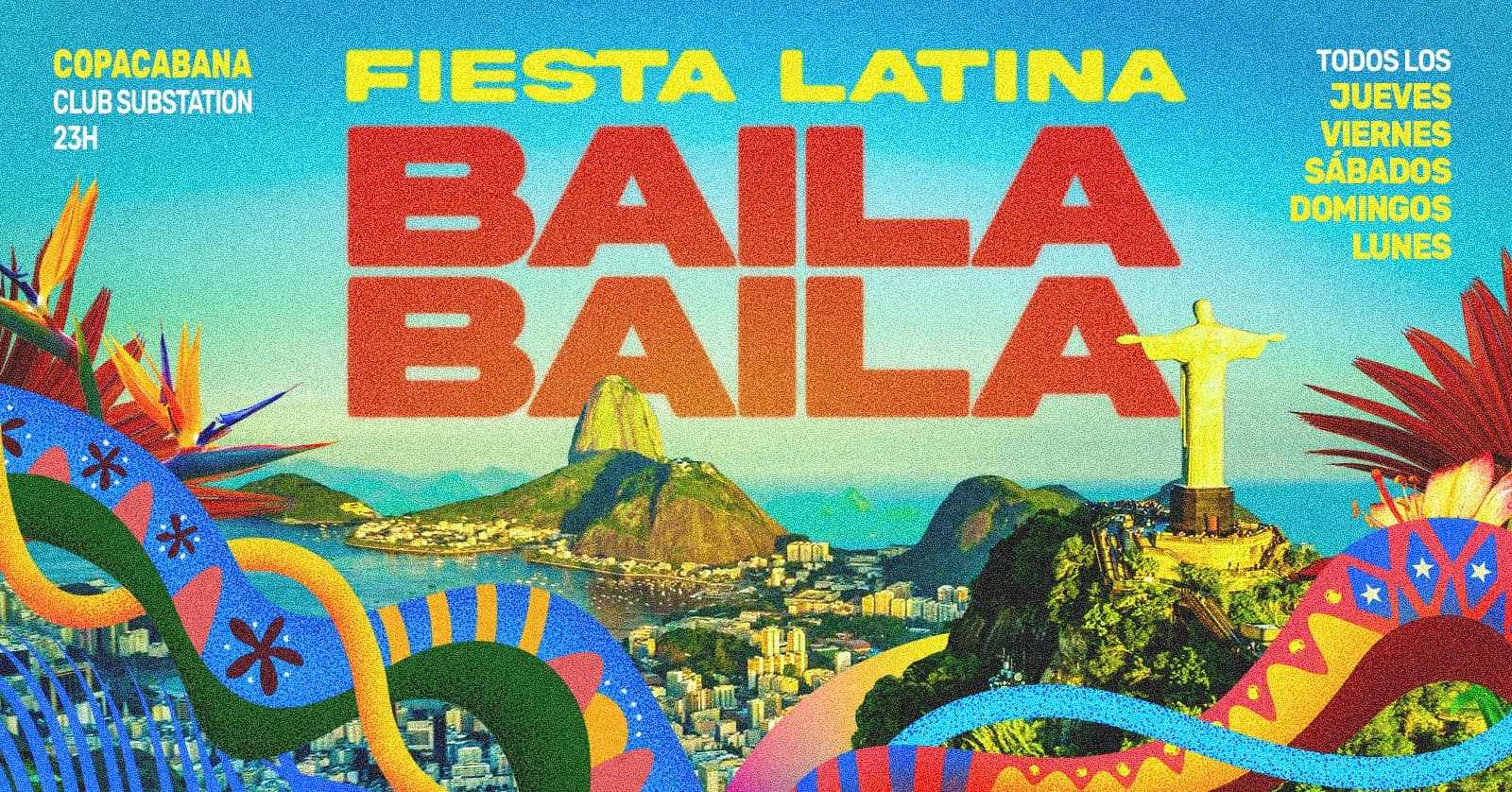 Fiesta Latina Baila Baila |Baile de Reggaeton | Copacabana | 29 octubre
