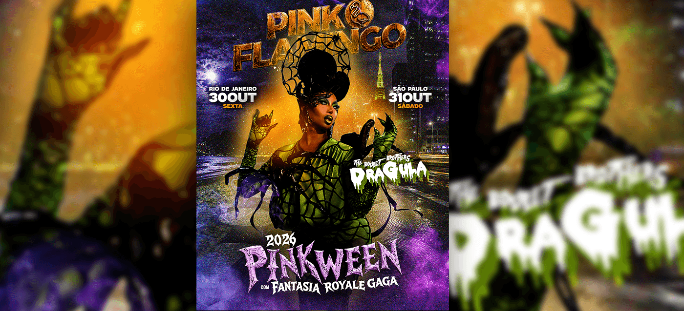 Pink Flamingo Halloween com Fantasia & Samuel(Dragula)|Sexta , 30 de Outubro