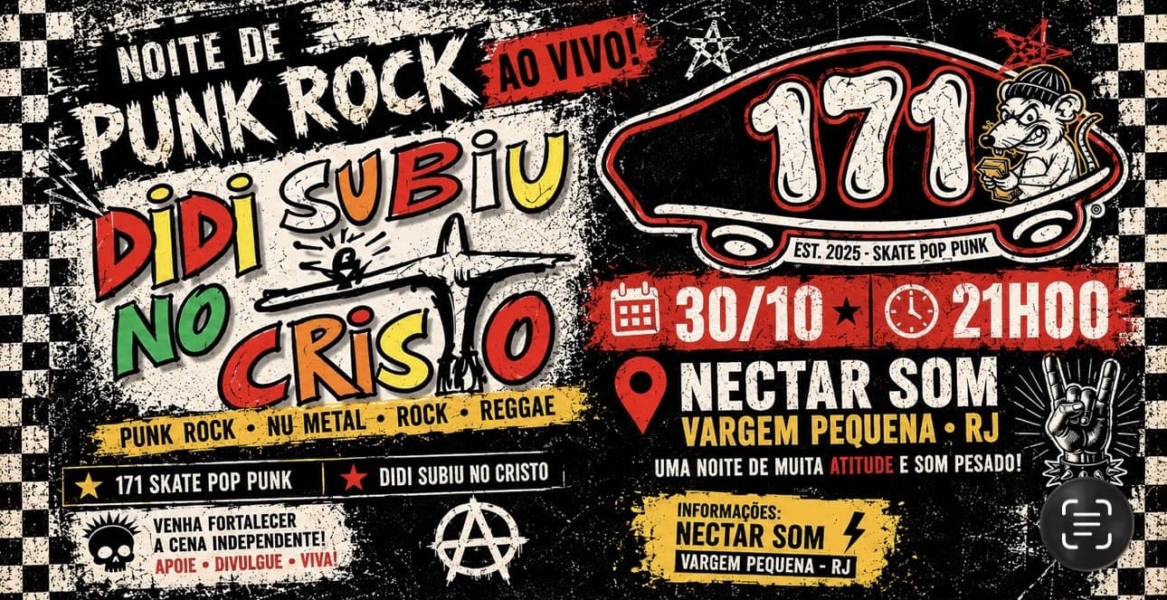 PUNK ROCK DIDI SUBIU NO CRISTO & 171 - NECTAR SOM