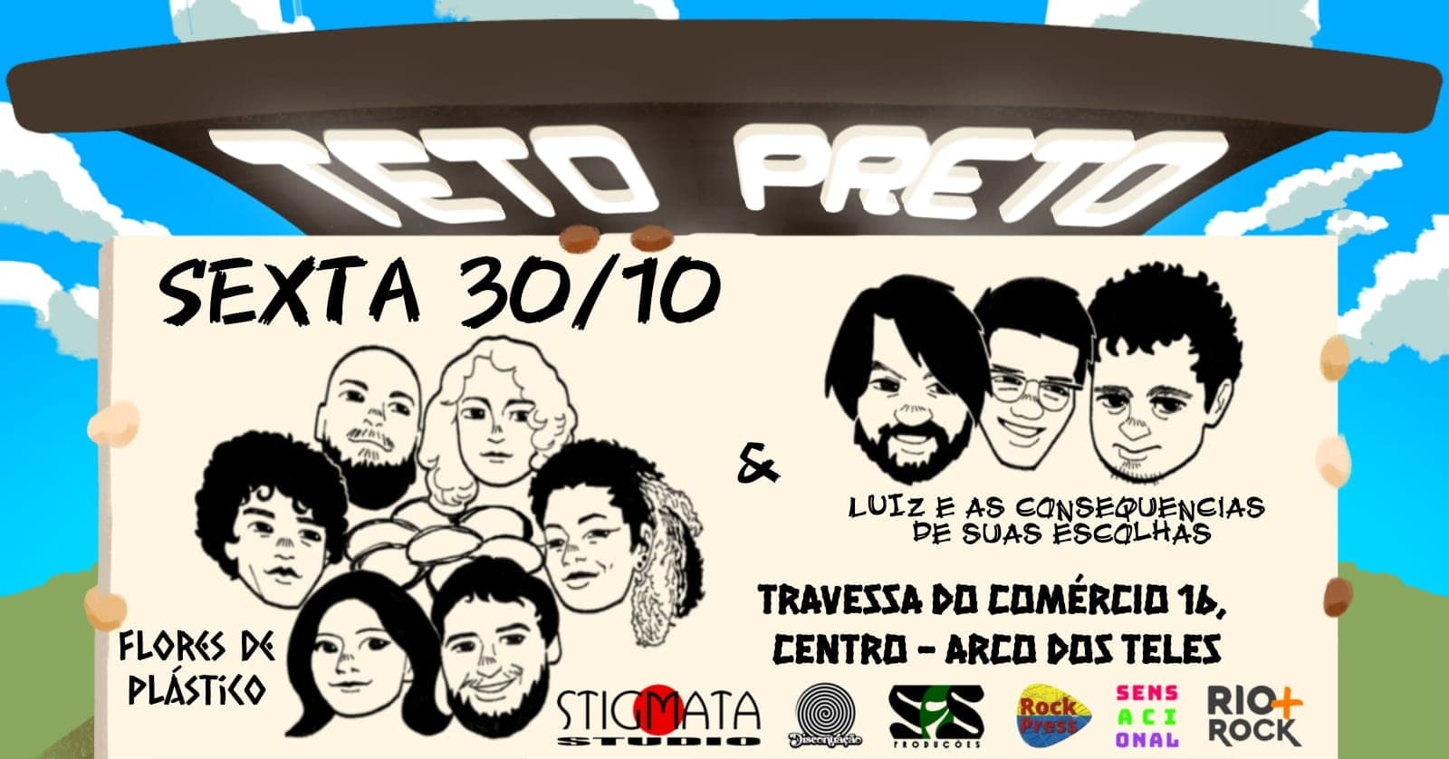 TETO PRETO - Flores de Plástico e Luiz e as Consequências de Suas Escolhas