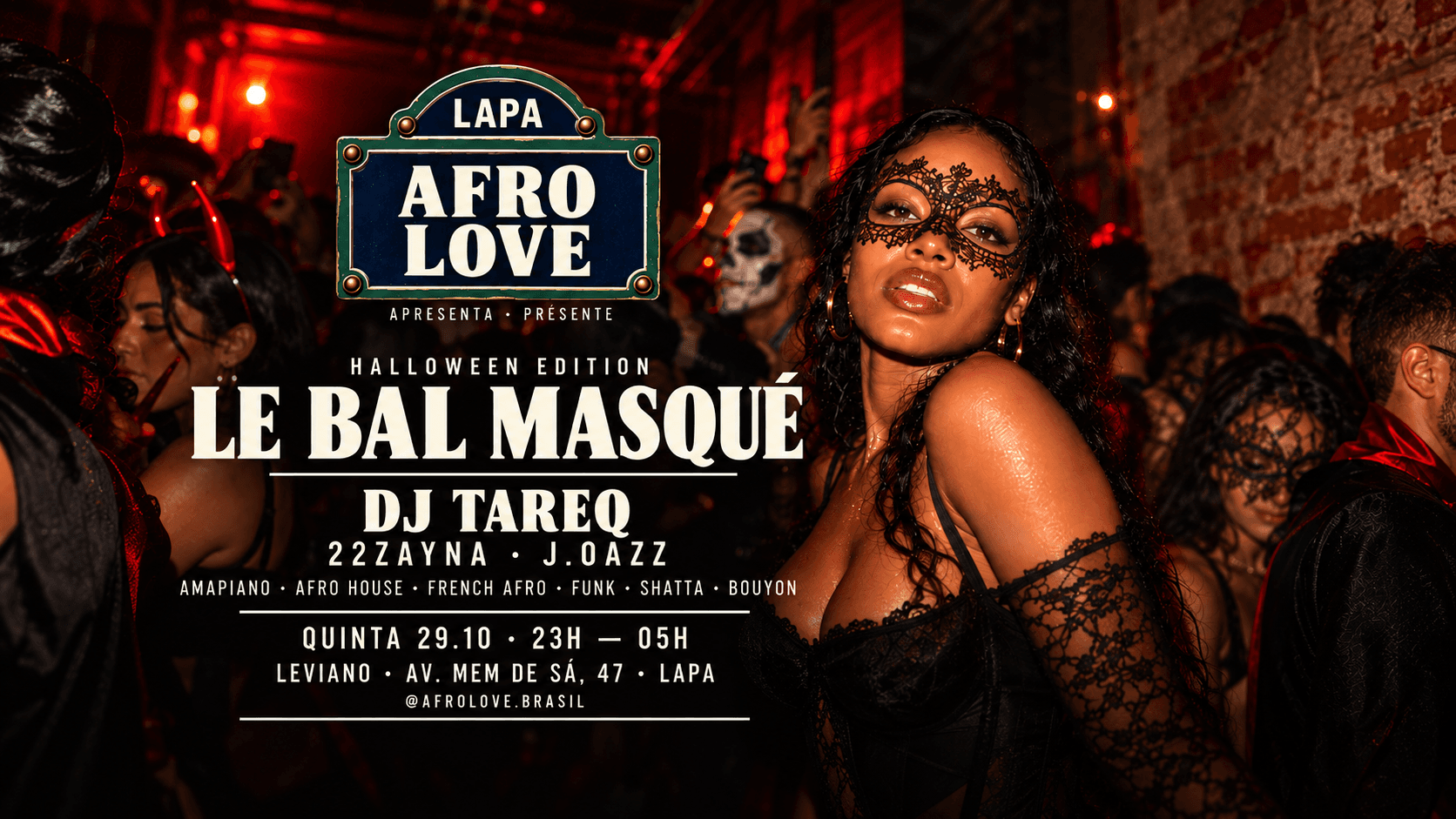 AFRO LOVE Nº01 Le Bal Masqué · Halloween Edition