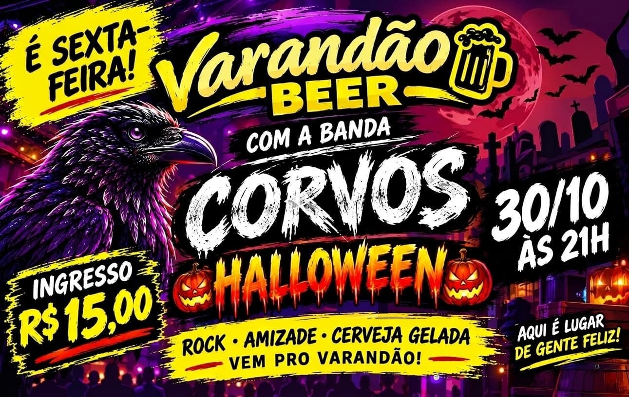 Halloween Varandão beer