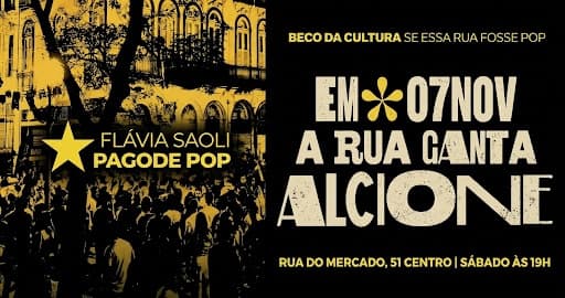 SE ESSA RUA FOSSE POP - CANTA ALCIONE - RUA DO MERCADO
