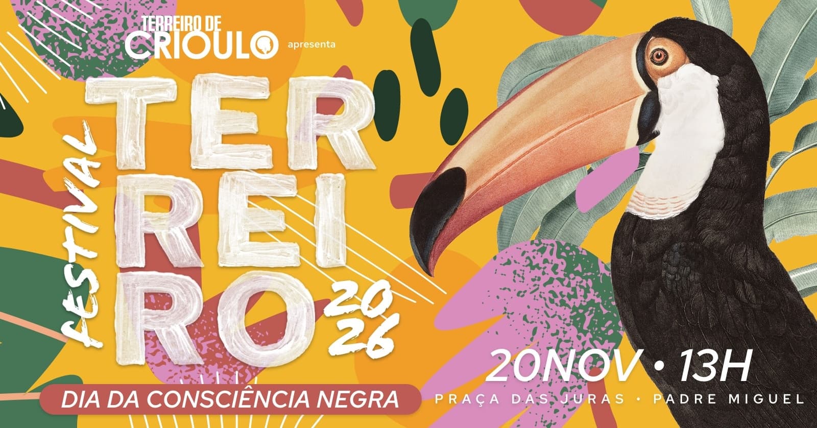 Festival Terreiro de Crioulo - Dia da Consciência Negra 20/11 - Praça das Juras