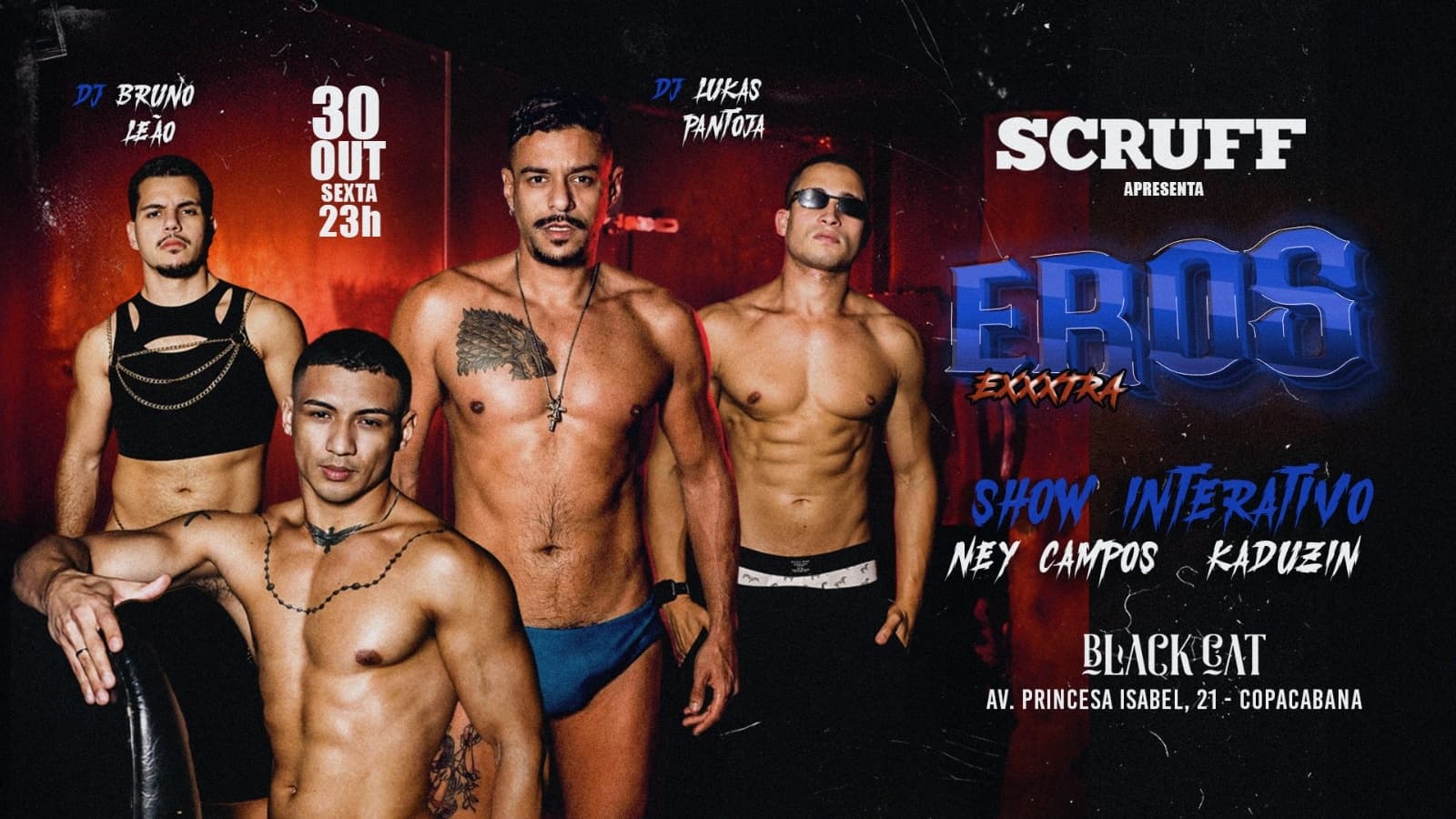 Black Cat: EROS EXXXTRA| Sexta, 30 de outubro - 23h