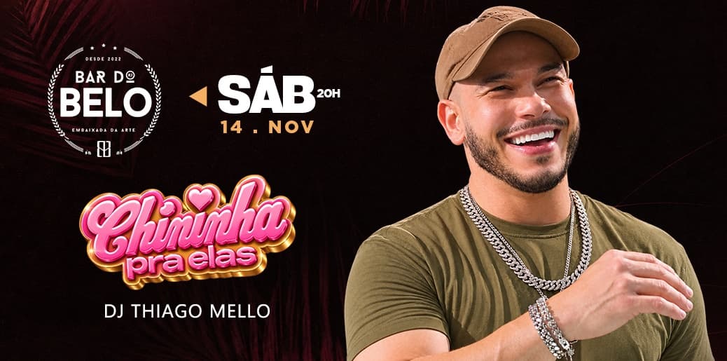 BAR DO BELO APRESENTA: CHININHA PRA ELAS