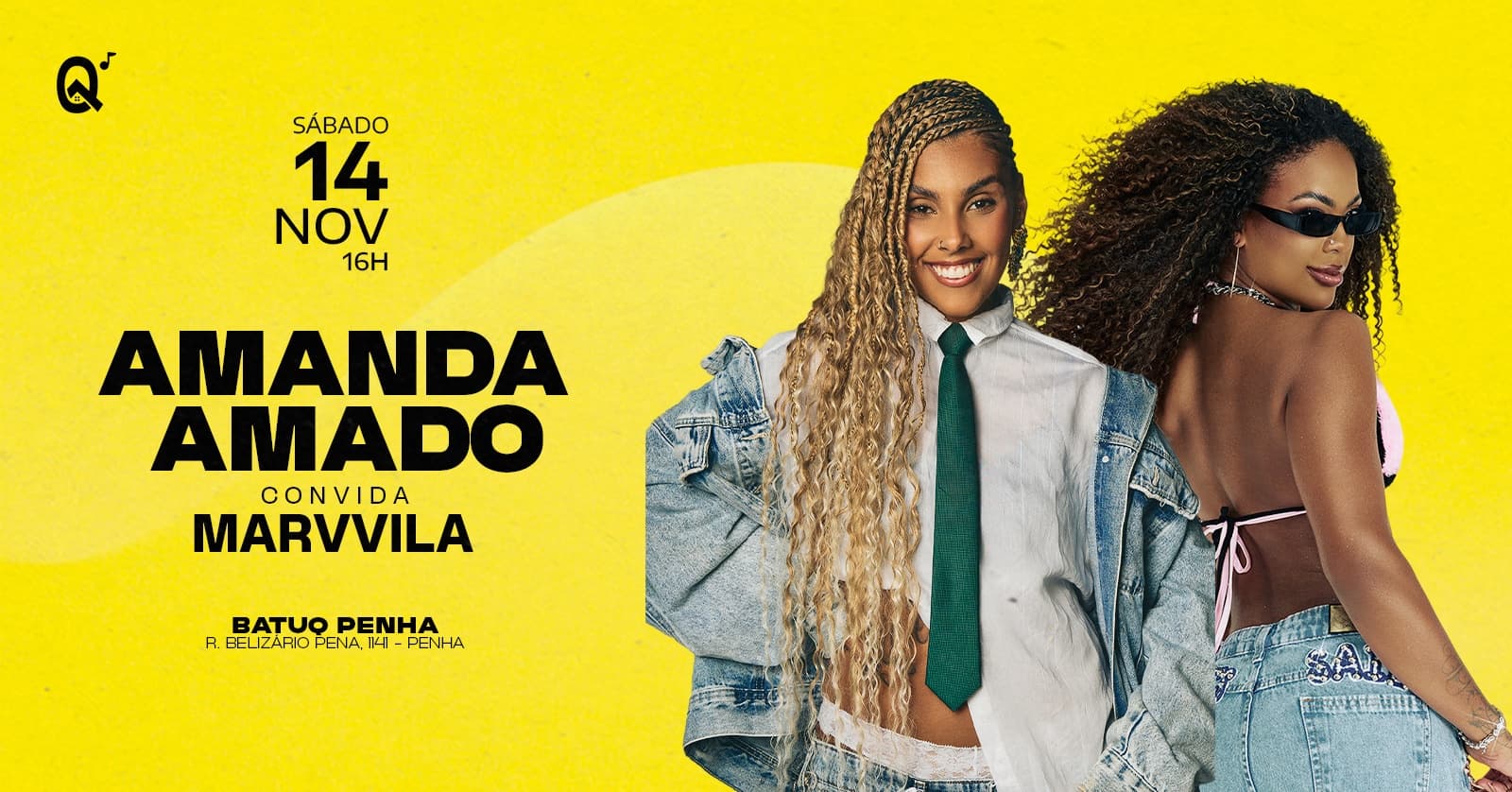AMANDA AMADO convida MARVVILA na BATUQ!!!