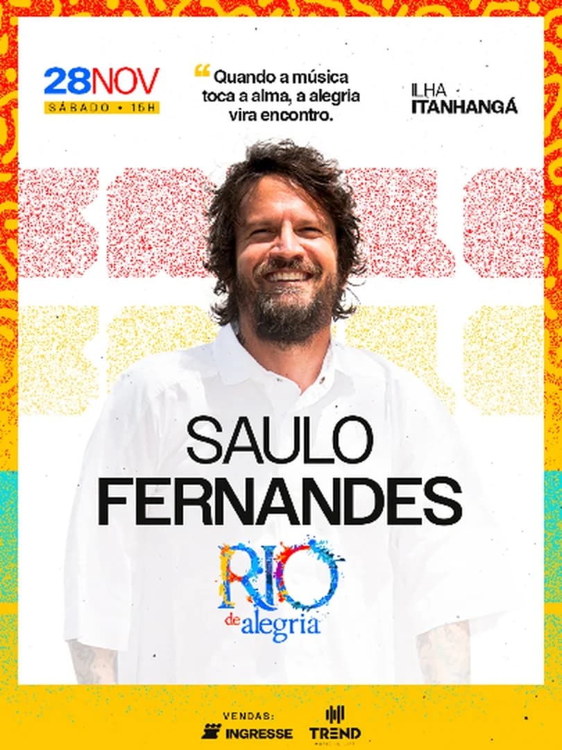 RIO DE ALEGRIA COM SAULO FERNANDES